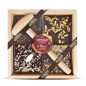 4 Choc' assortiment Chocolat noir - Chocolat à casser