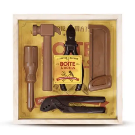 Coffret Boîte à outils - Chocolats noir et lait
