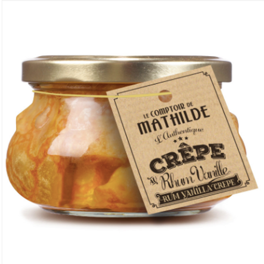 Crêpe au Rhum vanille x8