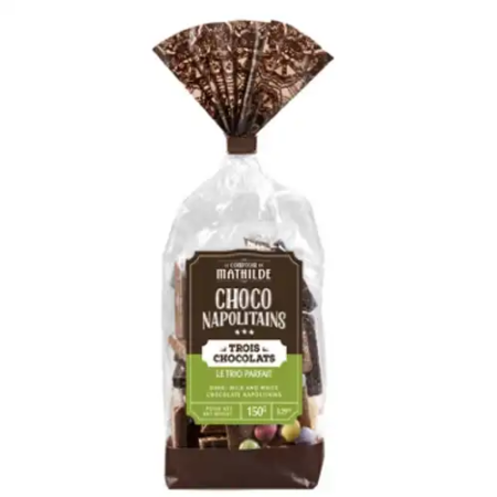 Napolitains 3 chocolats