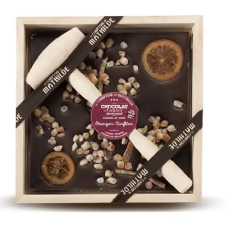 Oranges confites Chocolat noir - Chocolat à casser