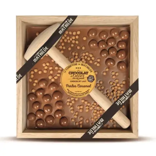 Perles Caramel Chocolat au lait - Chocolat à casser