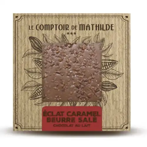 Tablette Éclat de caramel au beurre salé - Chocolat lait