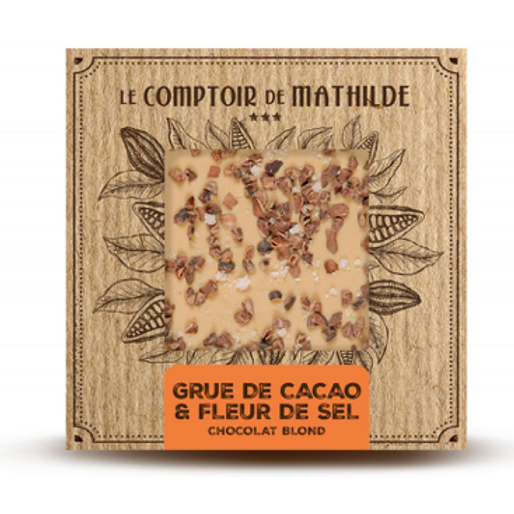 Tablette Grué & fleur de sel - Chocolat blond