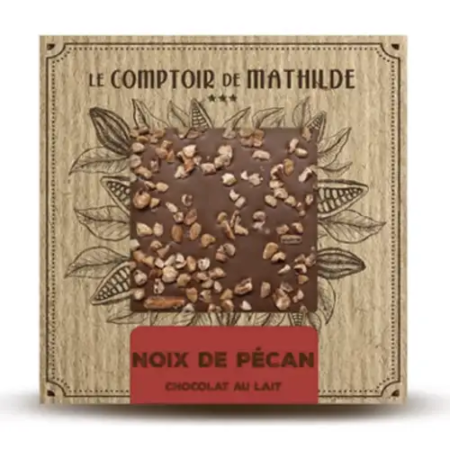 Tablette Noix de pécan - Chocolat lait Valence