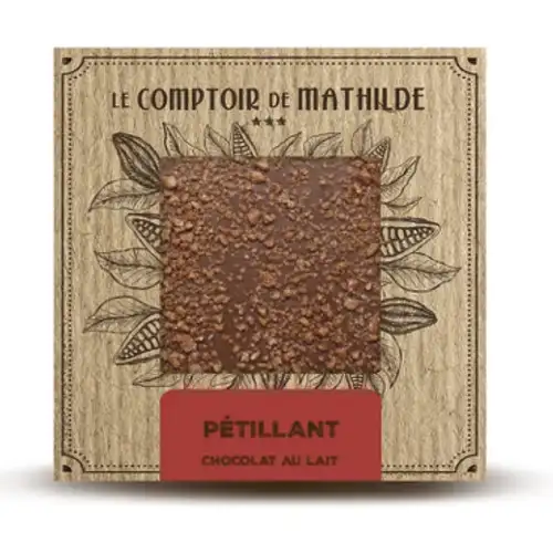 Tablette Pétillant - Chocolat lait