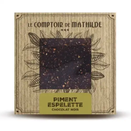 Tablette Piment d’Espelette - Chocolat noir