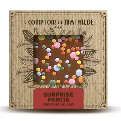 Tablette Surprise partie - Chocolat lait
