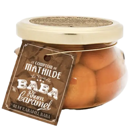 Baba Rhum caramel à la fleur de sel de Guérande - Valence