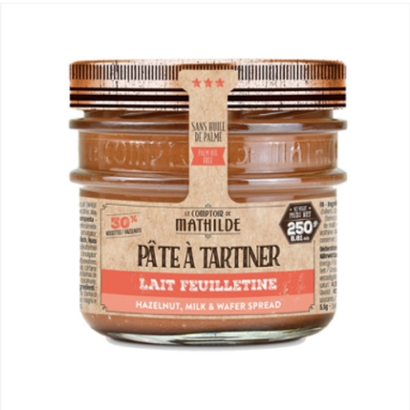 lait noisette feuilletine