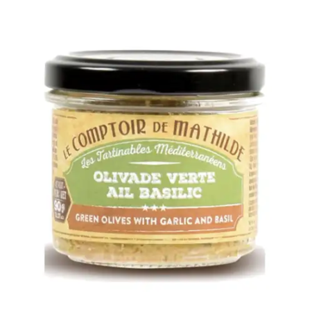 Olivade Verte Ail Basilic